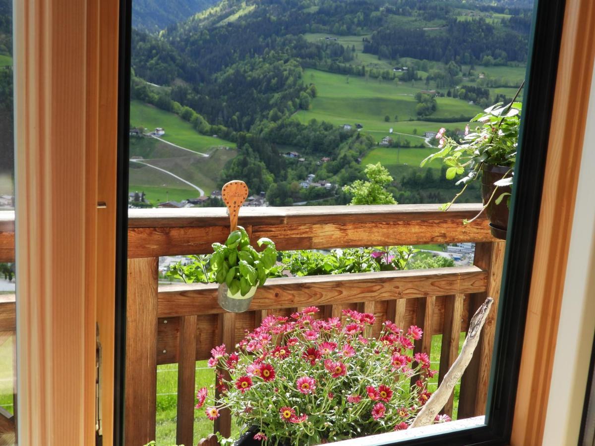 Апартаменты Bio-Bauernhof Einberghof Пфаррверфен Экстерьер фото